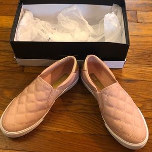 Nine West lacie 3 pink and gold slip on